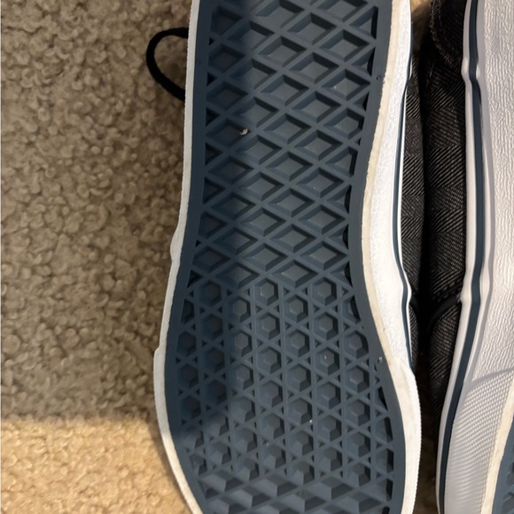 Boys VANS charcoal gray and black tie sneakers - Picture 7 of 14